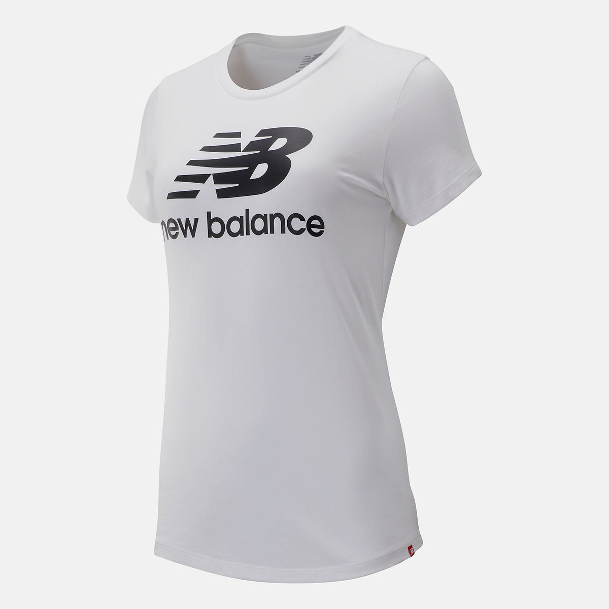 Women New Balance Essentials Stacked Logo Tee