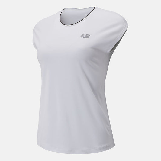 Women New Balance Rally Cap Sleeve